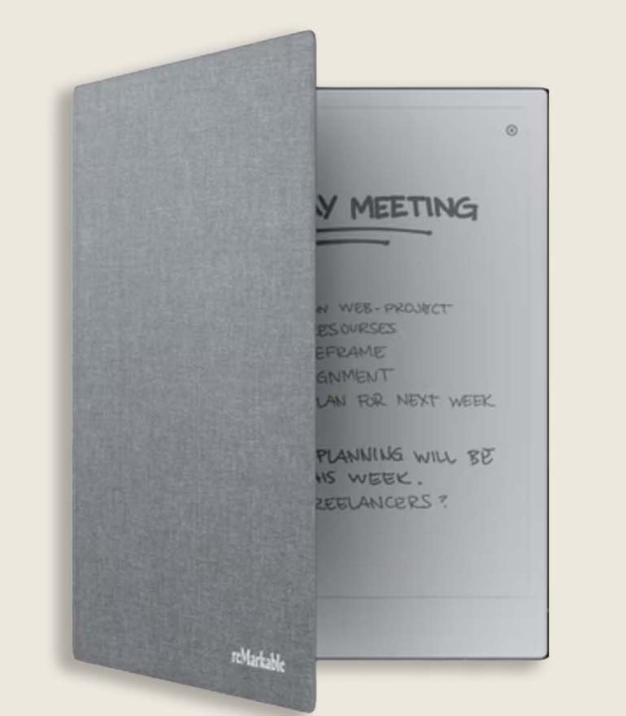 Sada 6 - reMarkable 2 + pero Marker + Obal Book Folio Grey